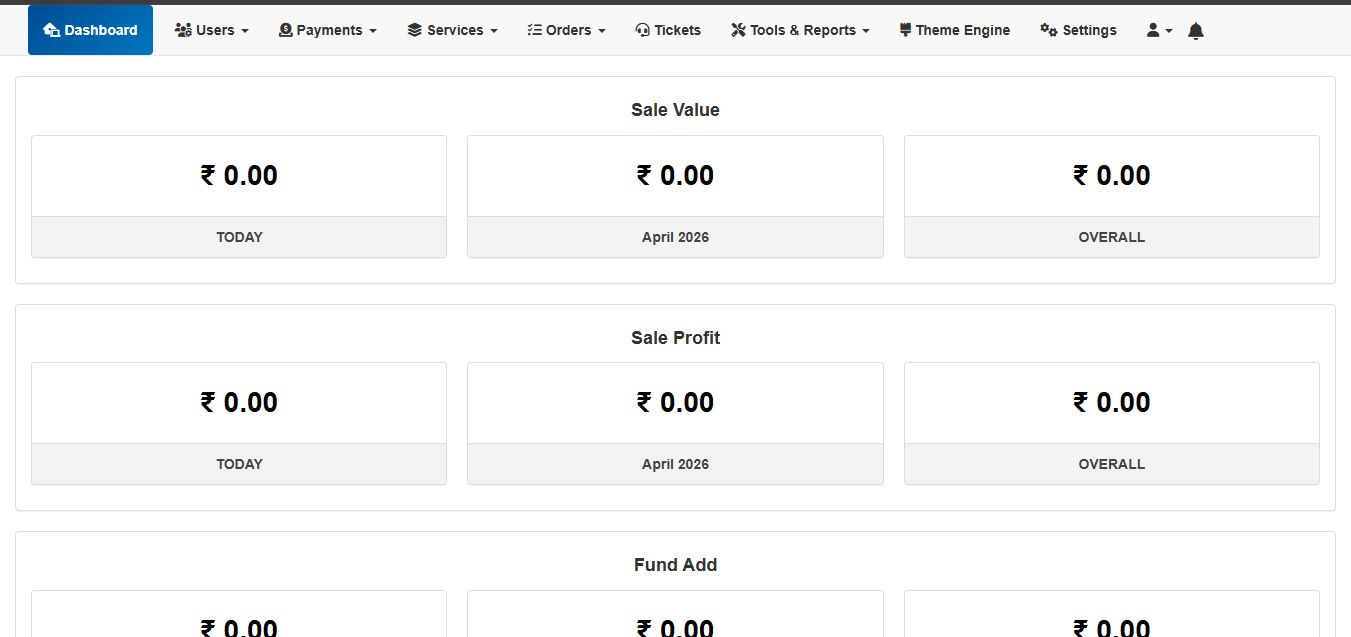 Rental Panel Smm Script